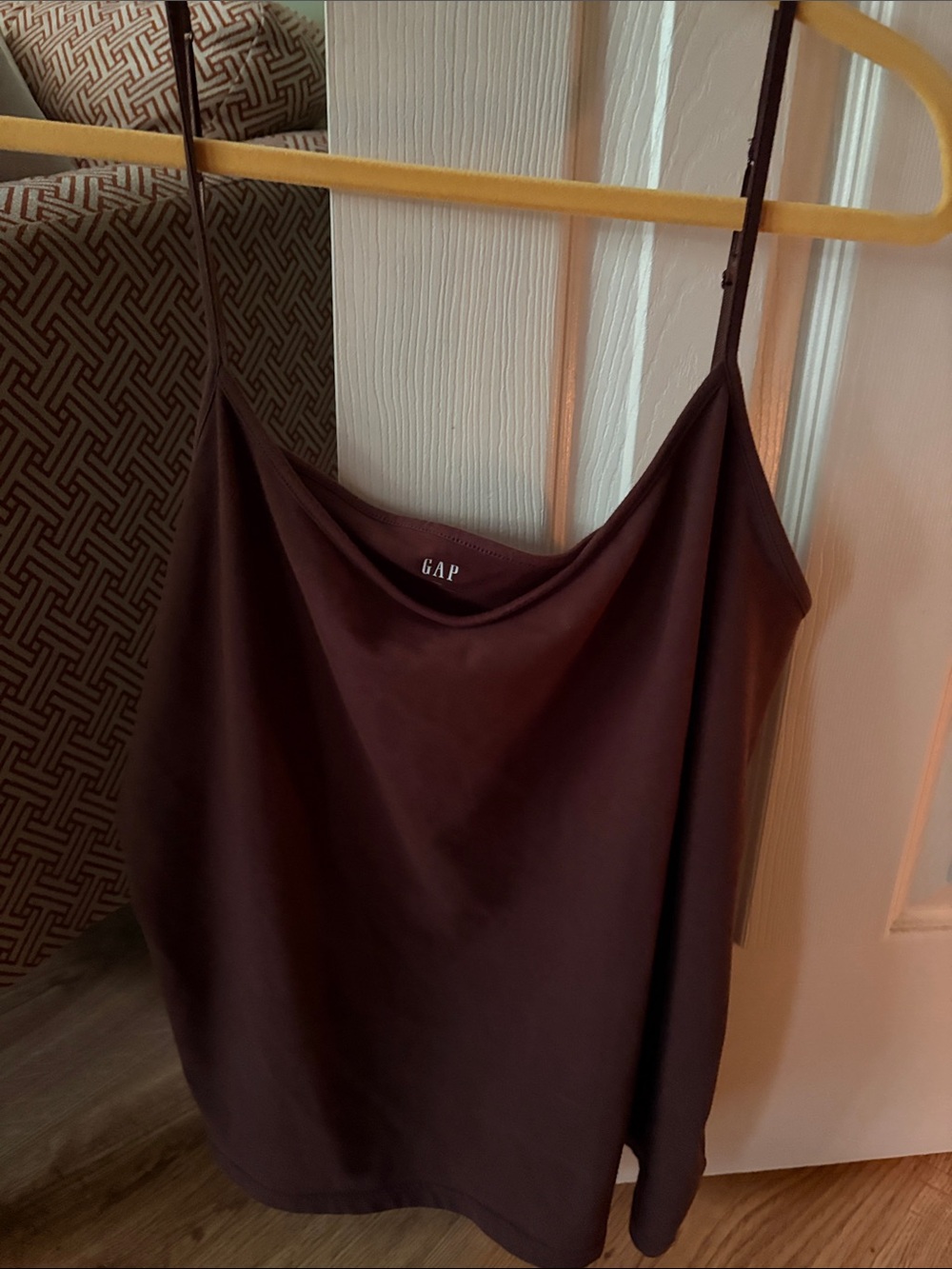 GAP Cotton/spandex Camisole in Deep Brown